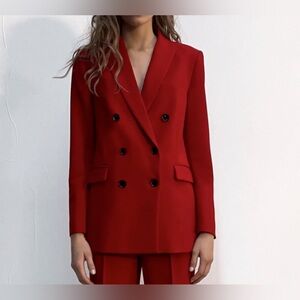 Zara Double-Breasted Women's Blazer
